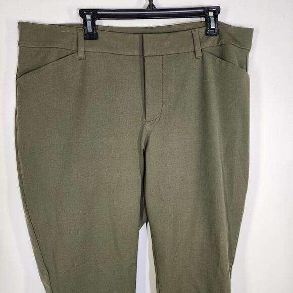 Old Navy Womens High Waisted Pixie Skinny Pants Size 20 Alpine Green 629563 - Picture 3 of 9